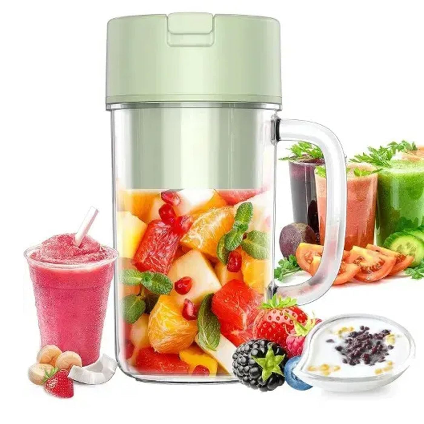 USB Rechargeable Portable Juicer Blender for Fruit Juice, Shakes, Smoothie, Mango Juice, Banana Shake | Personal Mini Ju