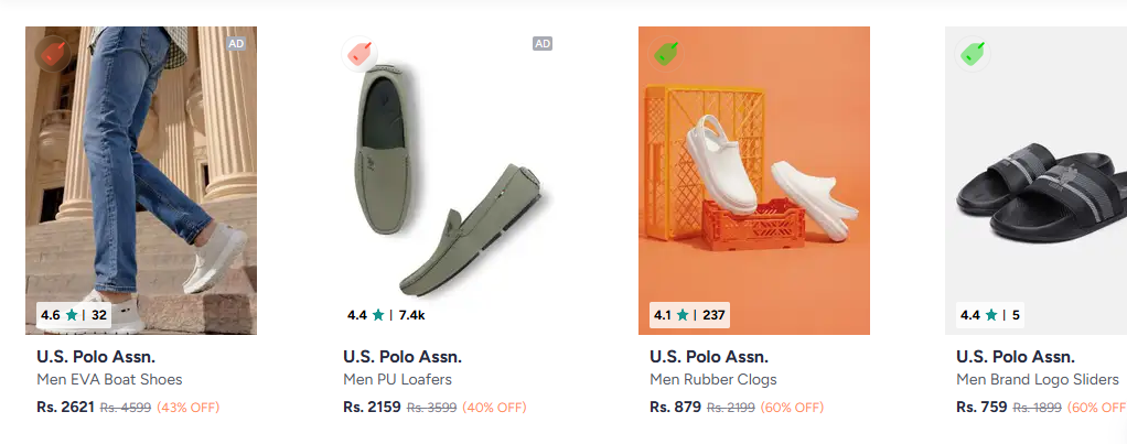 USPA & Rare Rabbit At Min. 66% Off