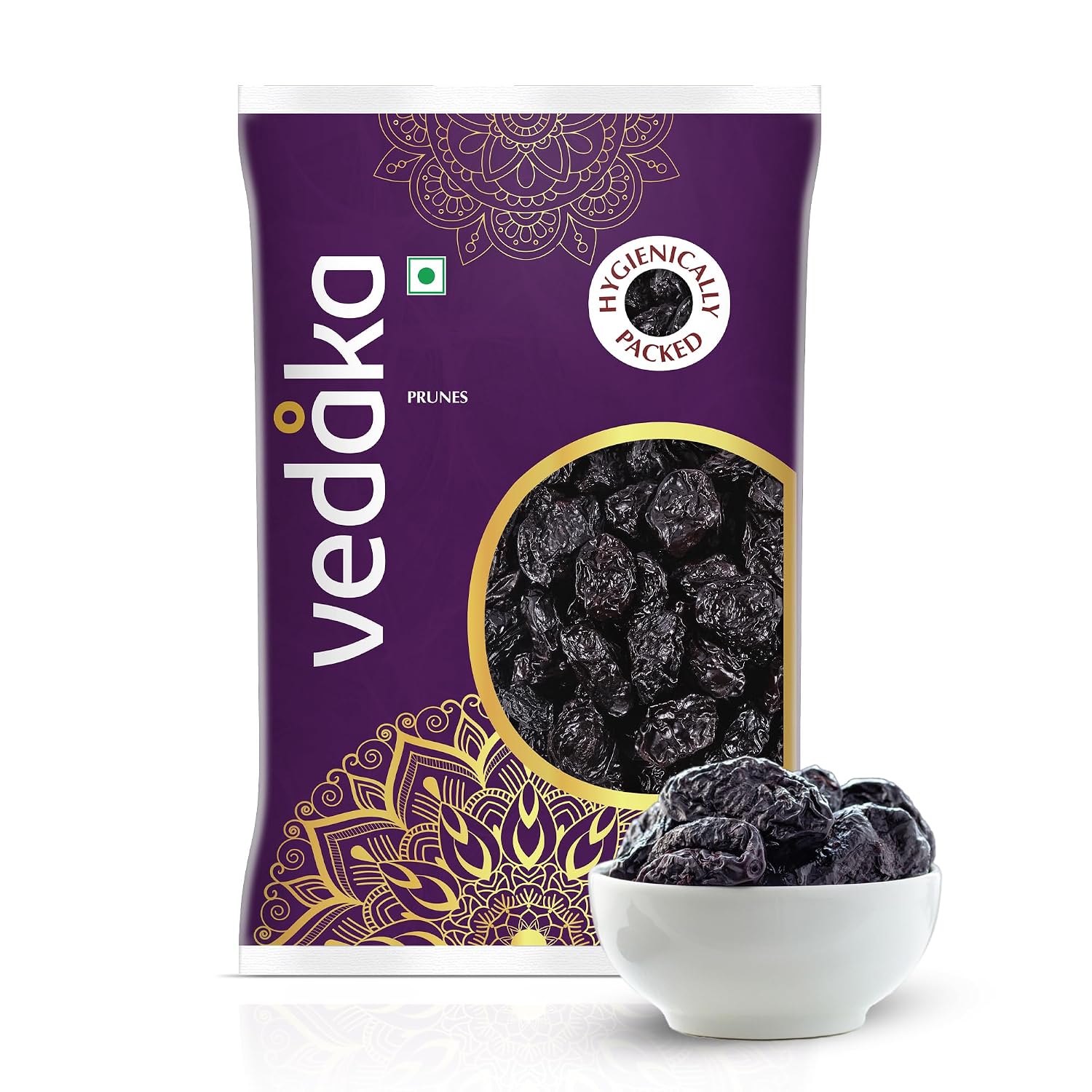 Vedaka Prunes | 1 Kg | Rich in Dietary Fiber & Potassium