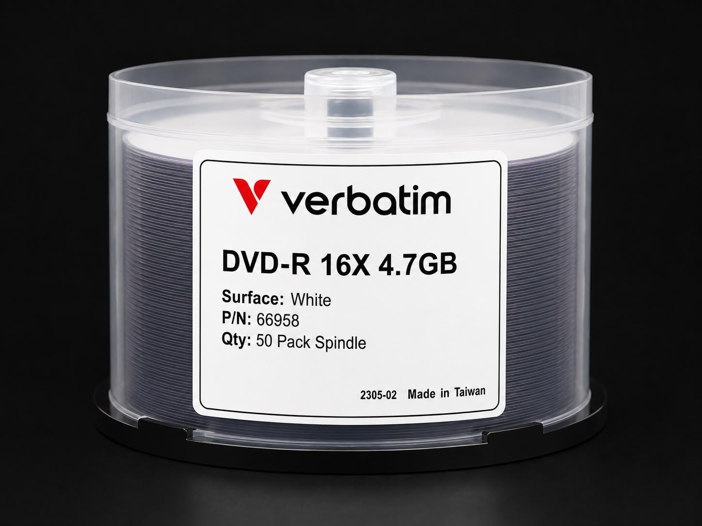 Verbatim 4.7GB Blank DVD 50-Pk Spindle