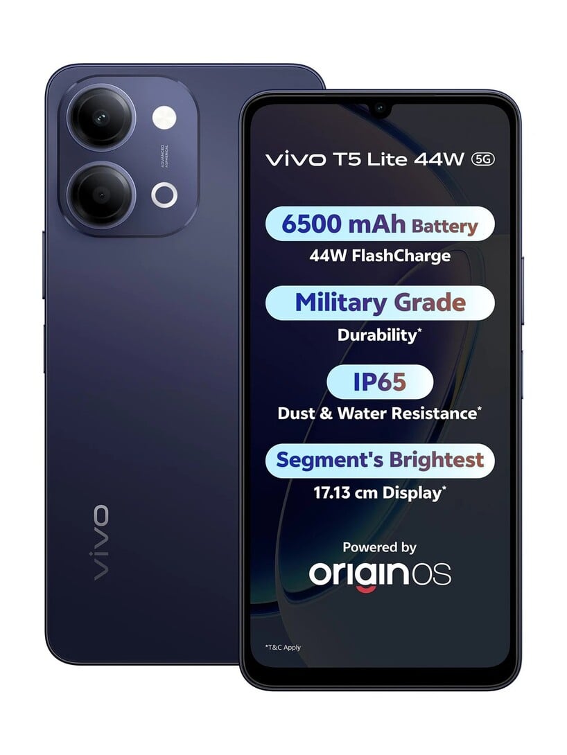 vivo T5 Lite 44W 5G (Twilight Shadow, 128 GB) (4 GB RAM)