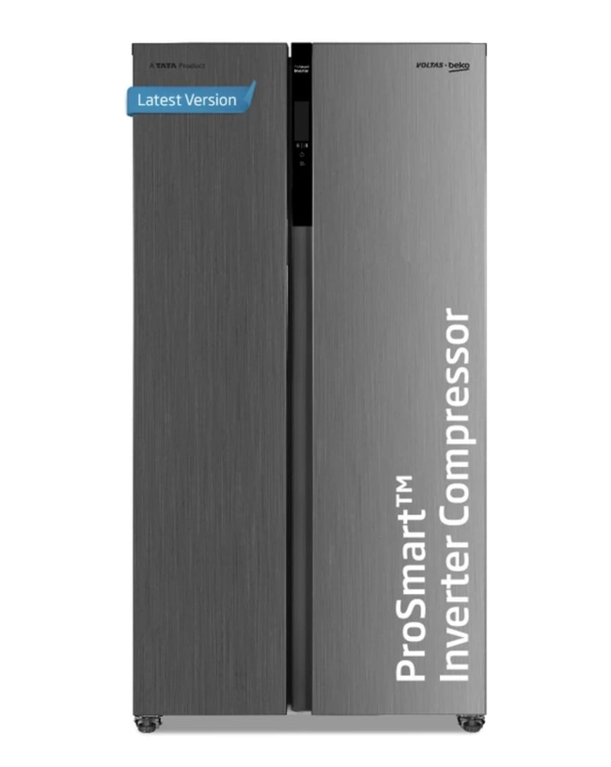 Voltas Beko 472 L Frost Free Side by Side Refrigerator (INOX, RSB495/FPV300RXID)