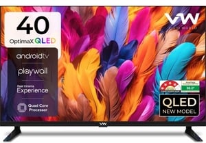 VW OptimaX Series 101 cm (40 inch) QLED Full HD Smart Android TV Edition (VW40AQ1)