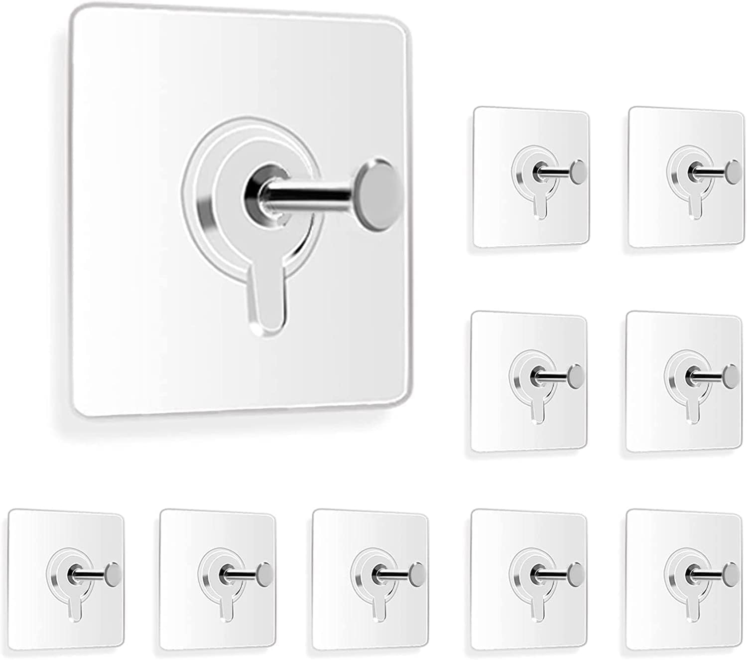 Wall Hooks for Hanging Strong, Adhesive Hooks for Wall Heavy Duty, Wall hangings, Kitchen Accessories Items, Sticky Phot