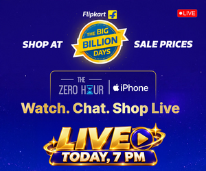 Watch live & get a chance to win an iPhone every 5 mins for Rs. 999. Today @7PM