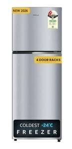 Whirlpool 235 L Frost Free Double Door 2 Star 2026 Refrigerator (Lunar Steel, NEO SP278 PRM LUNAR STEEL(2S)-Y)
