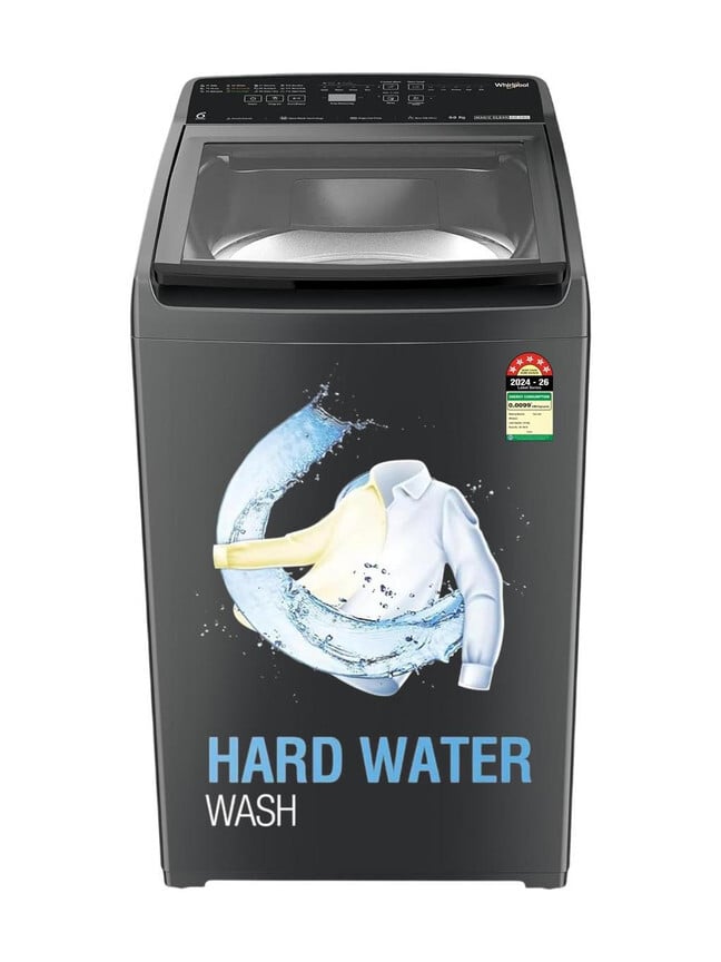 Whirlpool 7 kg Magic Clean 5 Star Fully Automatic Top Load Grey on Flipkart