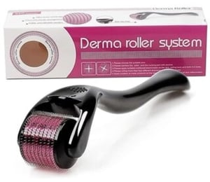Wildproducts - derma roller 0.5mm 540 titanium micro needles for hair & beard growth