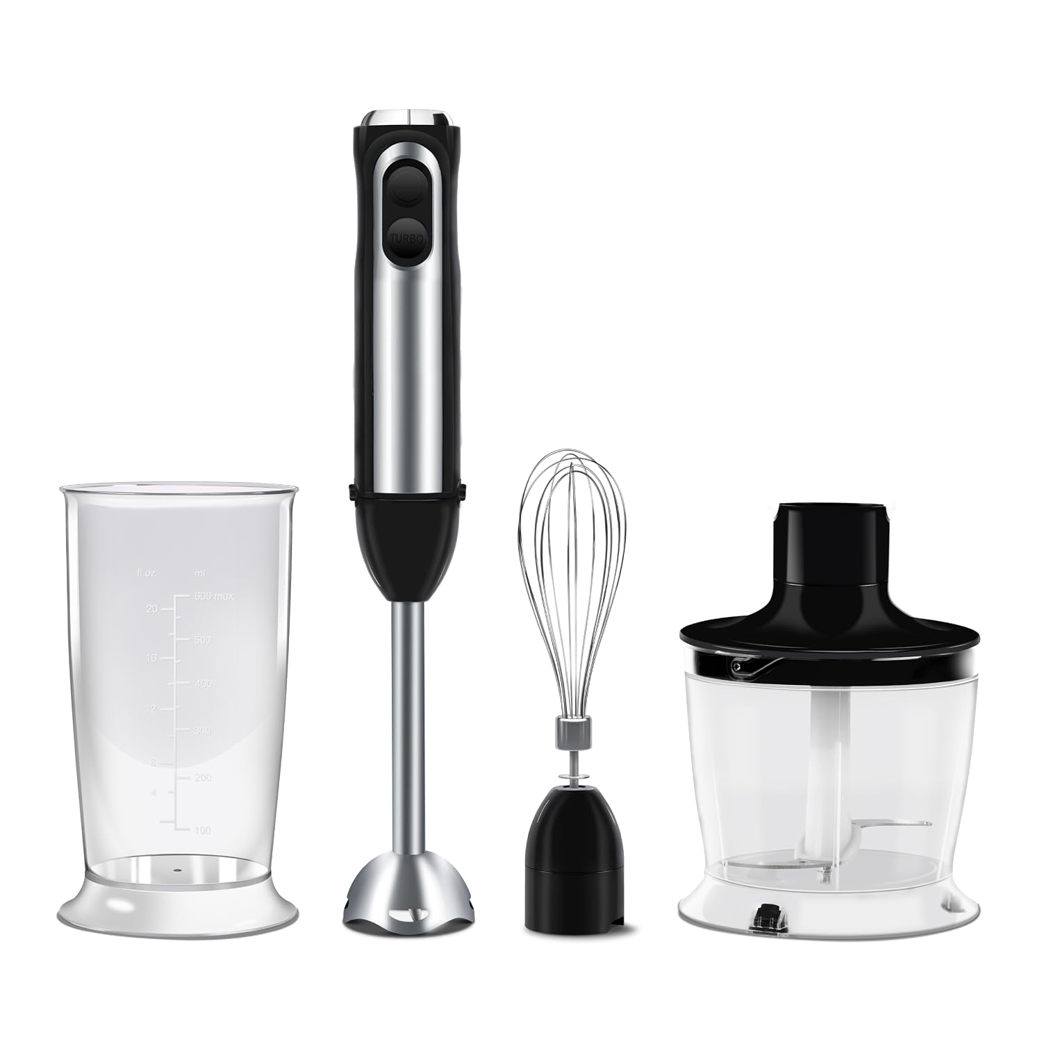 Wipro Elato FMB 204 Hand Blender with Chopper and Whisk
