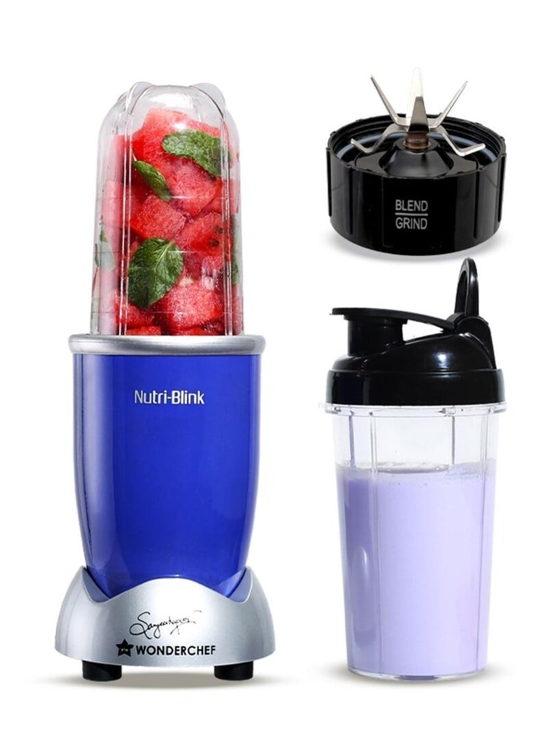 Wonderchef Blue Plastic Nutri-blend Blink Juicer Mixer Grinder - Juicer Mixer Grinder