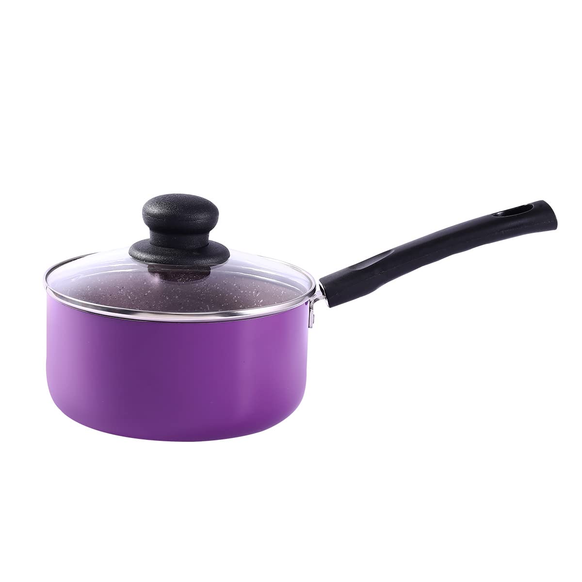 Wonderchef Valencia Non-Stick Sauce Pan with Glass Lid | 1.5 litres | 2.5 mm Thickness | 2 Year Warranty