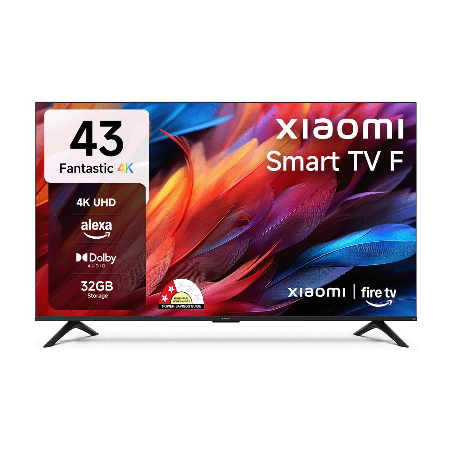 XIAOMI F Series 108 cm (43 inch) Ultra HD (4K) LED Smart Fire TV with Dolby Audio | 32GB Storage