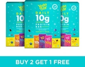 Yoga Bar 10g Protein Bars Variety Pack (Pack of 18) | Gluten-Free Snacks