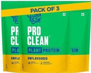Yogabar Plant Protein Unflavoured (1.5 kg, Unflavoured)
