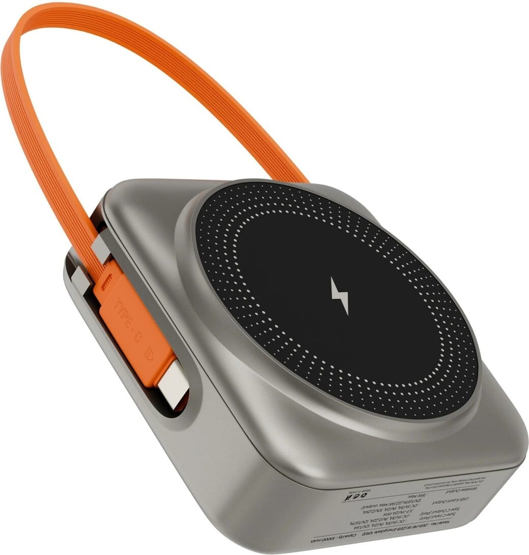 ZEBRONICS 10000 mAh 22.5 W Wireless With MagSafe Pocket Size Power bank