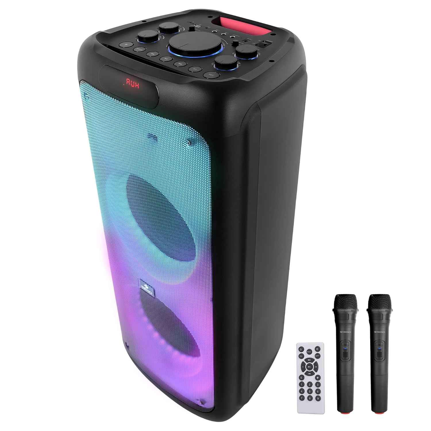 ZEBRONICS 120 Watts Party Speaker with 2 Wireless Mic (Thump 700)