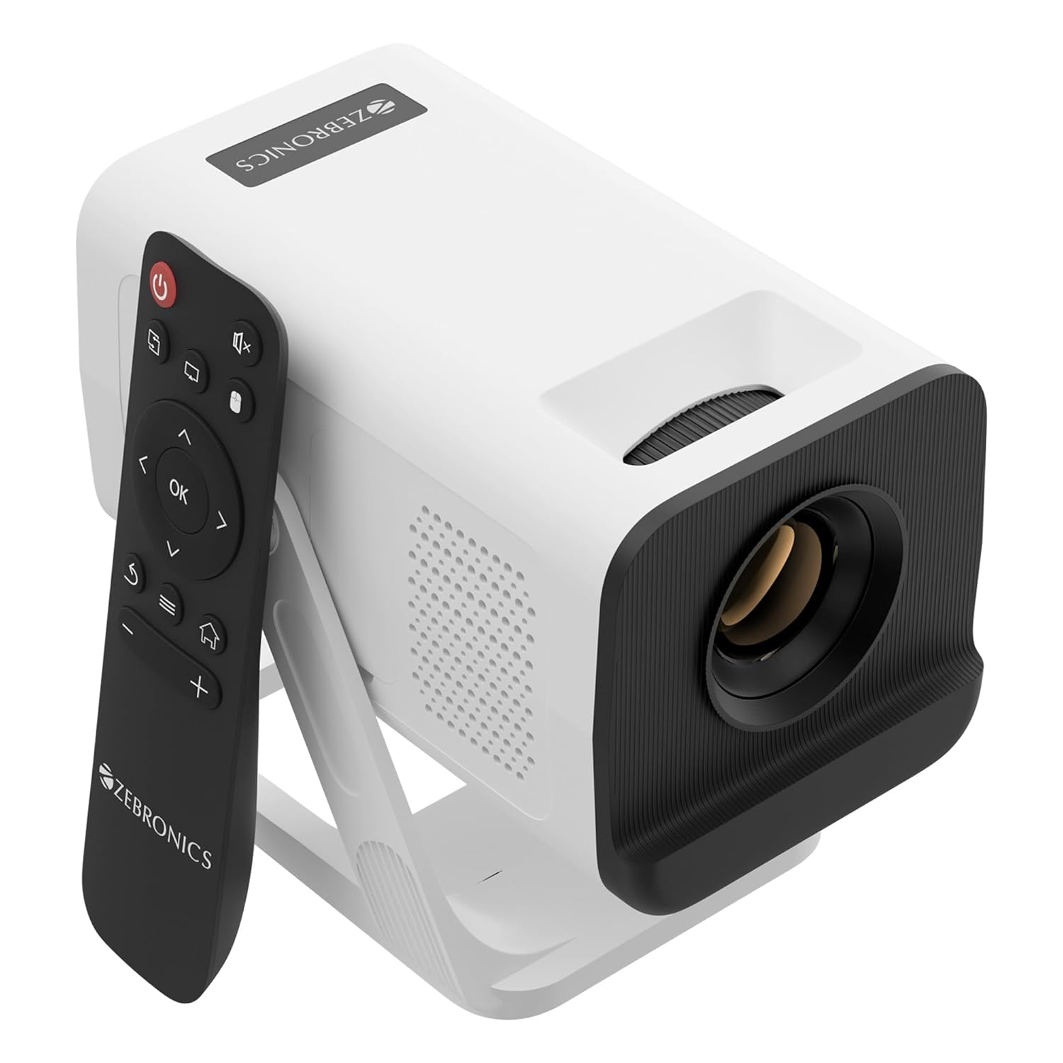Zebronics Android Smart LED Projector, 4K UHD Support, 4000 Lumens