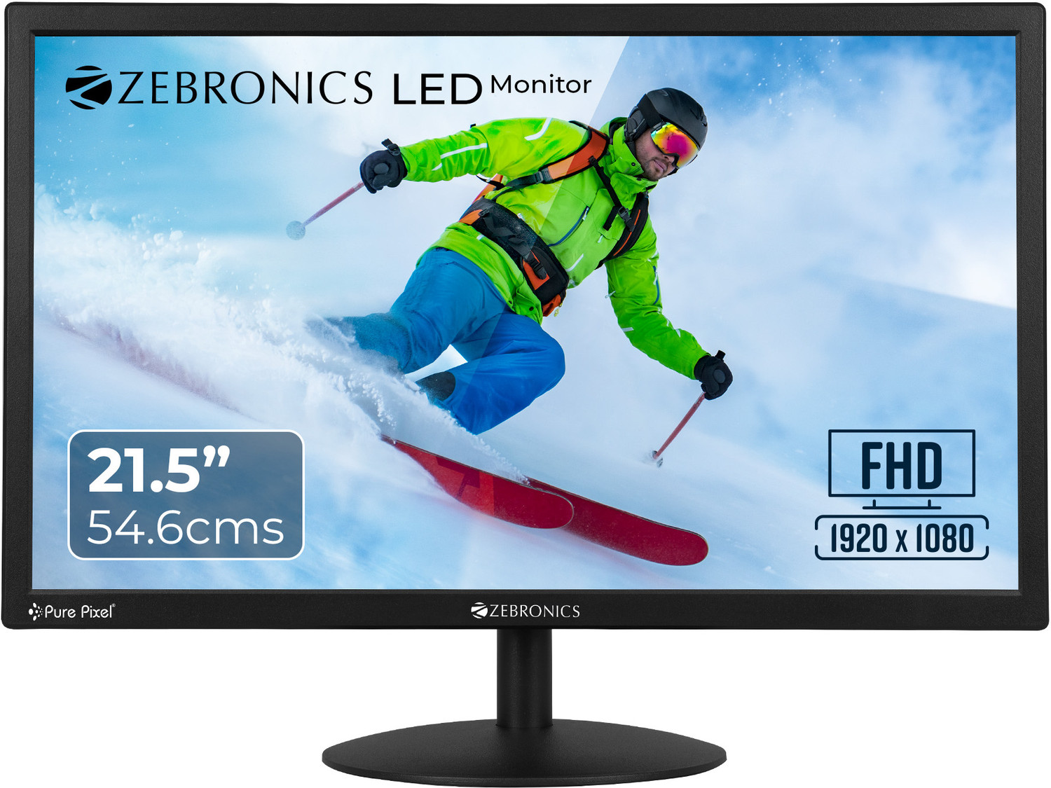 ZEBRONICS EA Series 54.61 cm (22 inch) Full HD LED Backlit IPS Panel Monitor