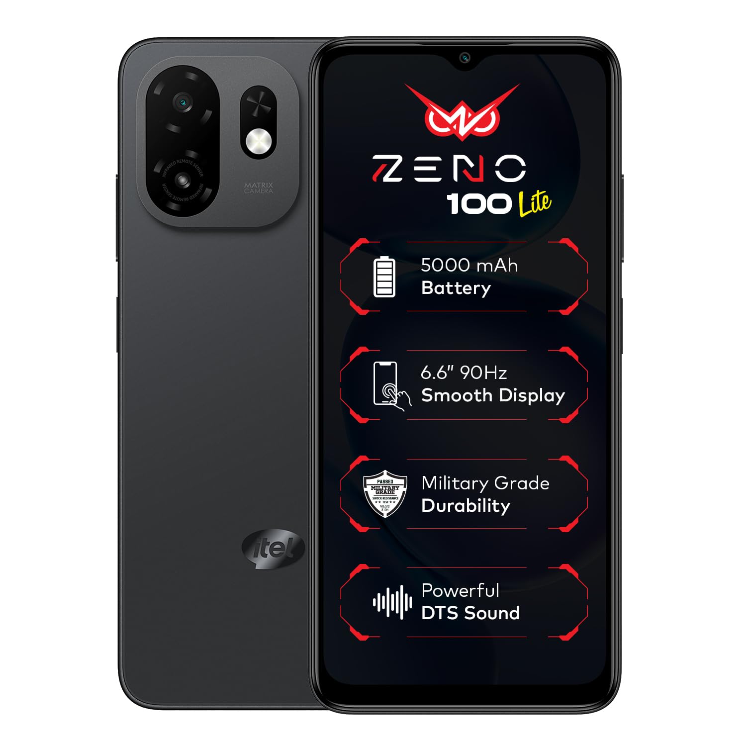Zeno 100 Lite | UNISOC Octa-Core Processor | 2GB + 4GB RAM 64GB Storage