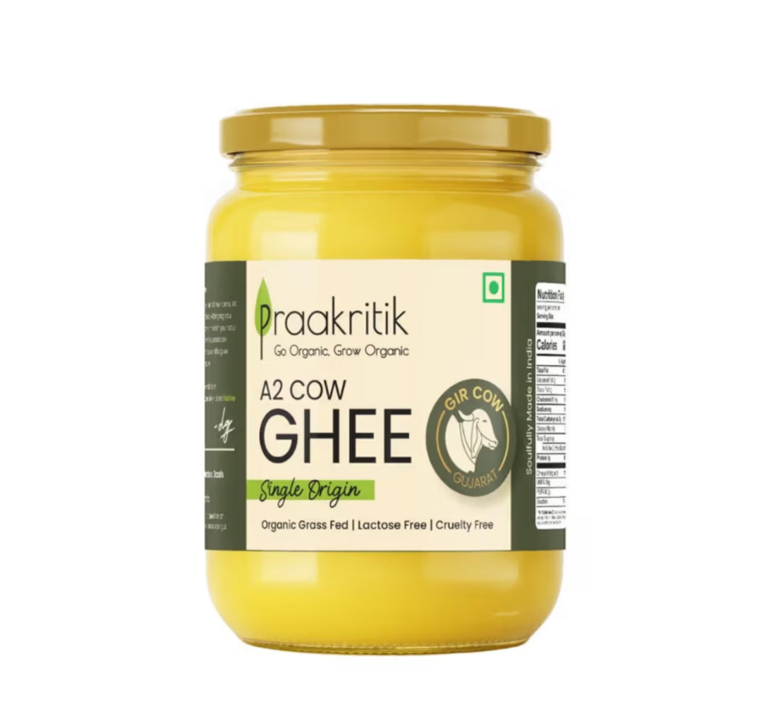 Zepto - Praakritik A2 Bilona Gir Cow Ghee 500ml(location specific)