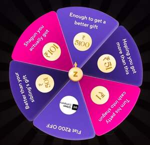Zepto - Spin The Wheel & Earn Z Coins upto 5100/ Urban Company Coupon ( 1 ZC = 1 Rs ) (working for all accounts without