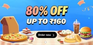 Zomato : 80% Off Up to 160Rs on Food Orders (Location/User Specific)