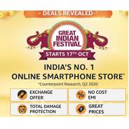 Amazon Great Indian Sale : Upto 40% OFF on Mobile Phone + Extra 10% Instant Discount Amazon Great Indian Sale : Upto 40% OFF on Mobile Phone + Extra 10% Instant Discount