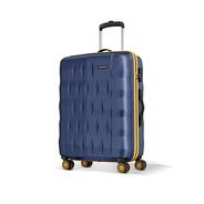 Aristocrat Comet Medium Polycarbonate Hard Case 8-Wheel Trolley Bag, Blue | Durable Case, Spacious Interiors, Combination Lock, Sturdy Zipper, Lightweight Travel Luggage, 3-Year Global Warranty