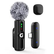 GRENARO Mic for YouTube Wireless, 3-Level Adjustable Noise Reduction Mic Wireless,S12 Wireless Microphone for Youtubers with LED Indicator Light (