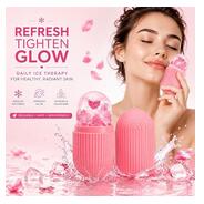 Ice Roller for Face Massager for Reduce Puffiness, Soothe Skin, Refresh Tired Face & Relieve Under Eye Bags (PINK, PACK OF 2)