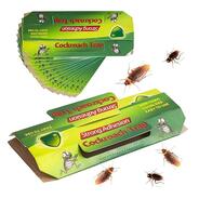 Sticky Cockroach Trap with Strong Adhesive Glue Board, Pesticide-Free, Non-Toxic, Multicolor, for Kitchen, Room and Office, Safe for Pets and Kids (Pack of 5)