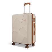 Safari Pentagon Pro 8 Wheels 66cm Medium Size Trolley Bag, Hard Case Polypropylene, 360º Wheeling Check in Luggage, Suitcase for Travel