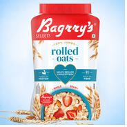Bagrry's 100% Jumbo Rolled Oats Jar on Instamart