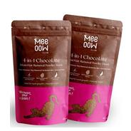 Meeoow Club 4-in-1 Chocolate Bikini Hair Removal Powder Mask for Women | Instant & Painless Hair Removal | Tan Removal, Exfoliation & Skin Nourishment | Sensitive Skin