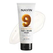 Face Wash Man - Honey & Glycerin Skin Brightening Face Wash for Dry Skin, 2 in 1 Face + Beard Wash with Jojoba Oil, Coconut Milk & Shea Butter, Hydrating & Acne Care for Men, Gym