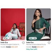 Myntra : Upto 86% Off On Libas Women Clothing.
