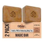 Ghar Soaps Magic Soap | With Saffron And Sandalwood | Tan-Reducing Soap For All Skin Types (200 gm)