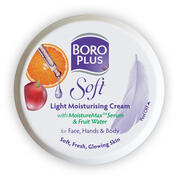 BOROPLUS Soft Light Moisturising Cream Light & Non-sticky|Provides 24 hour moisturisation (300 ml)