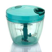 SORATH Manual Pull String Food Chopper | 3-Blade Hand Chopper for Vegetables, Fruits & Nuts