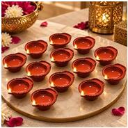 LAXIS® Pack of 36 Water Sensor LED Light Diyas for Home Decoration