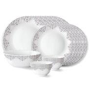 Larah by Borosil Opalware Dinner Set, 19 Pcs @989